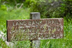 “Trail” along the island’s walking paths